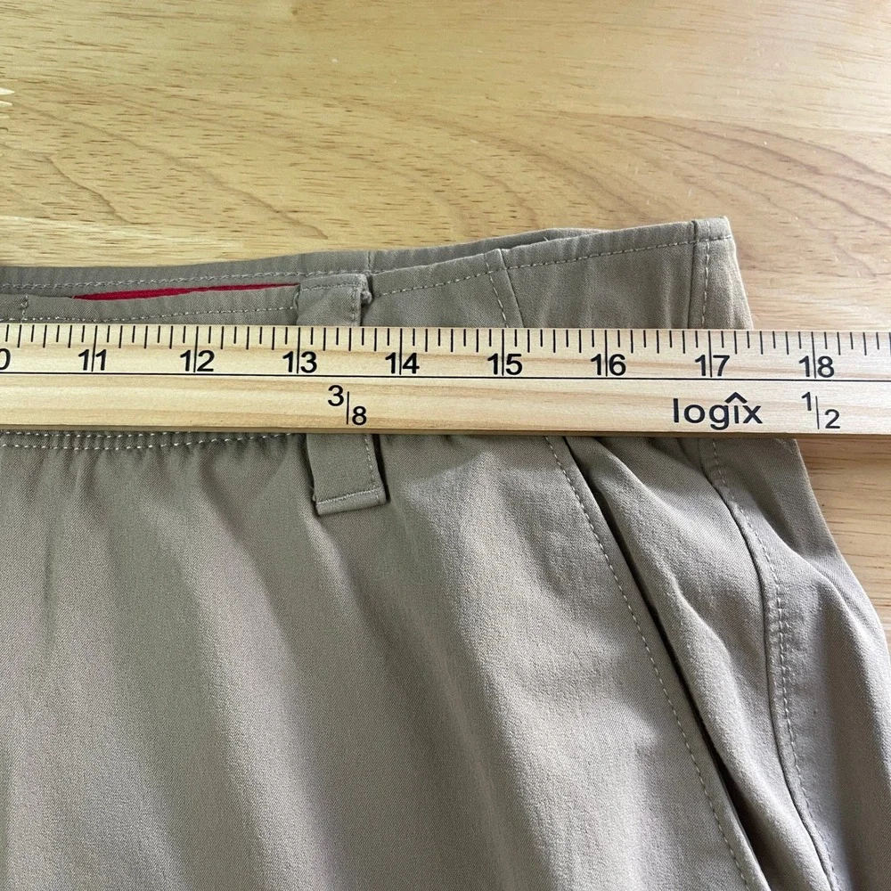 Under Armour Match Play Golf Pants Mens 36x32 Khaki Tan Tech Chino Drive *READ